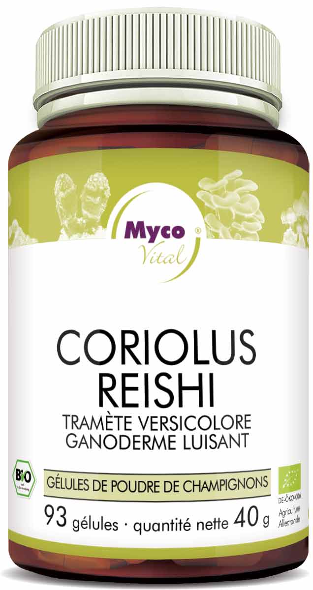 CORIOLUS-REISHI Bio-Pilzpulver-Kapseln (Mischung 351)