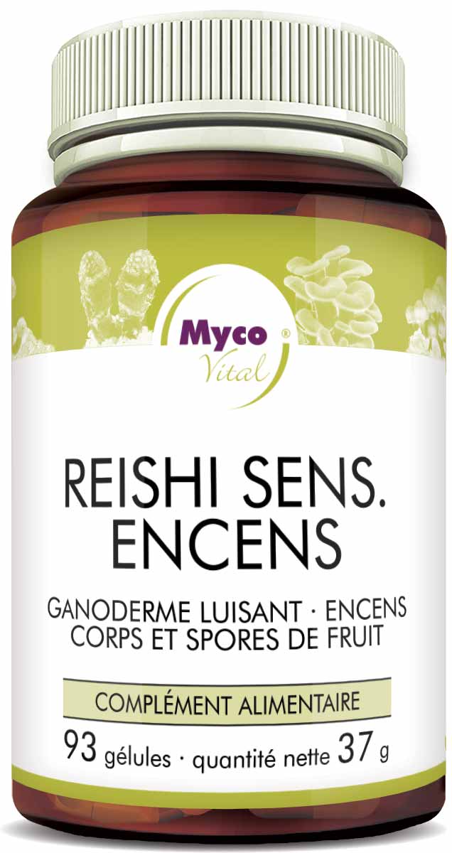 Gélules d'encens sensibles au reishi (mélange 365)