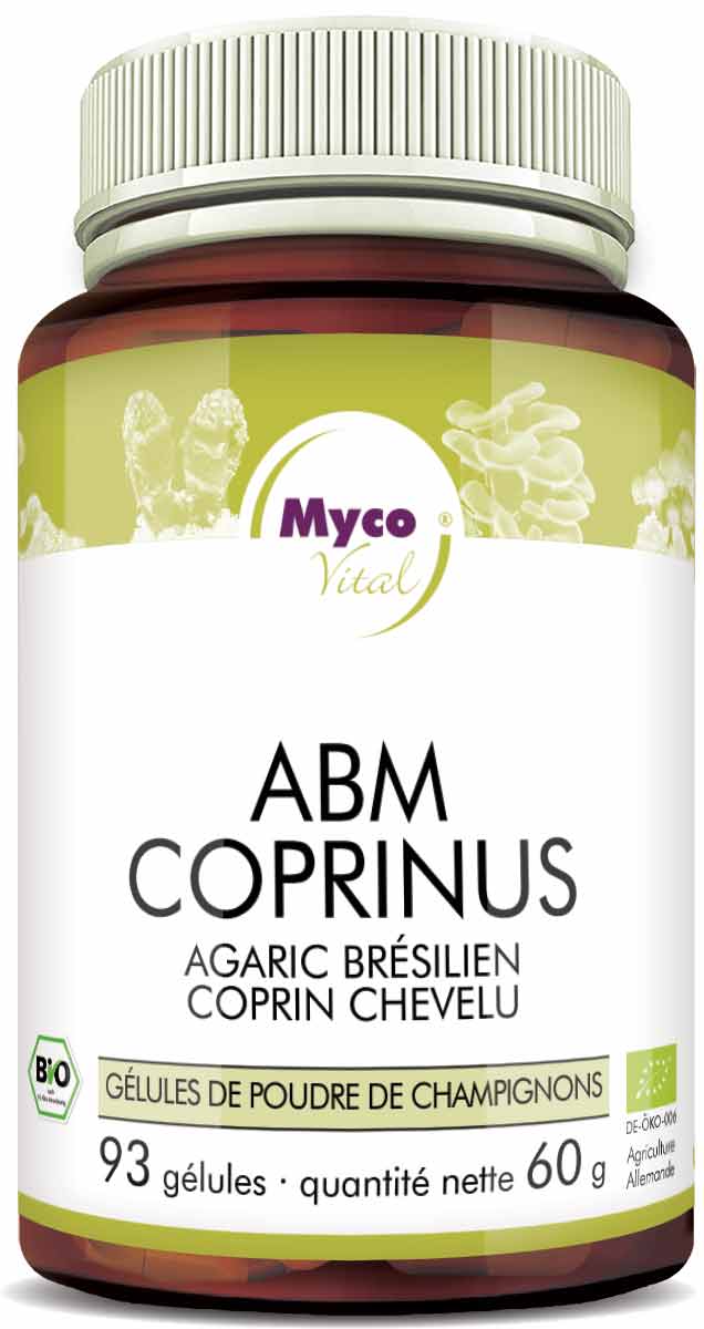 ABM-COPRINUS Capsules de poudre de champignons bio (mélange 329)