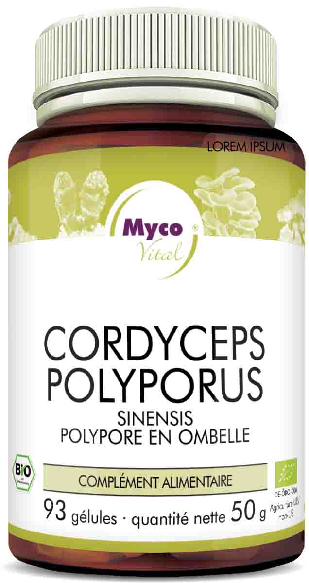 CORDYCEPS-POLYPORUS Bio-Pilzpulver-Kapseln (Mischung 346)