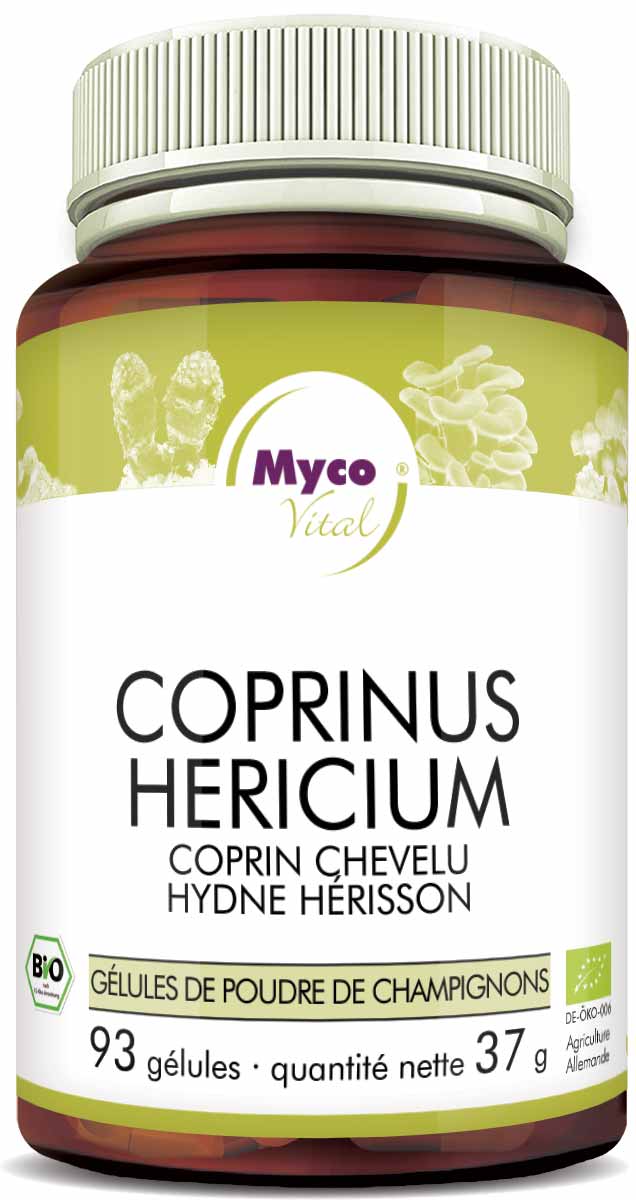 COPRINUS-HERICIUM Capsules de poudre de champignons bio (mélange 355)