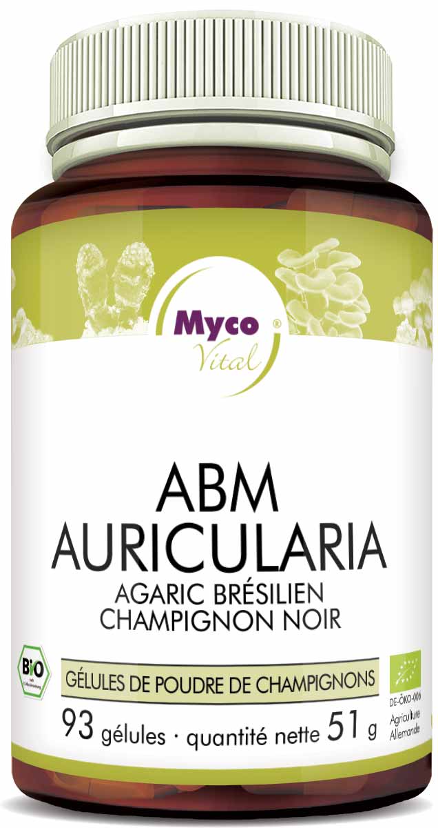 ABM-AURICULARIA Bio-Pilzpulver-Kapseln (Mischung 333)