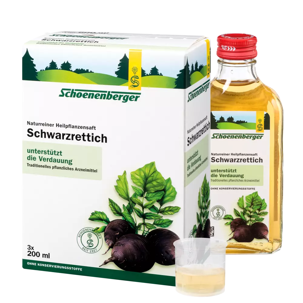 SCHWARZRETTICHSAFT  BIO 3 x 200ml