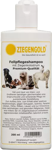 ZIEGENGOLD® Champú para el cuidado del pelaje 200ml