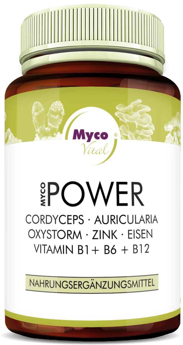 MYCO POWER Organic mushroom powder capsules (blend 560)