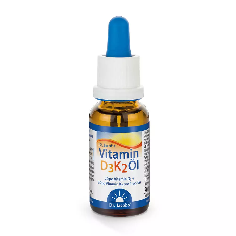 Dr. Jacob's Vitamin D3K2 Öl 20 ml